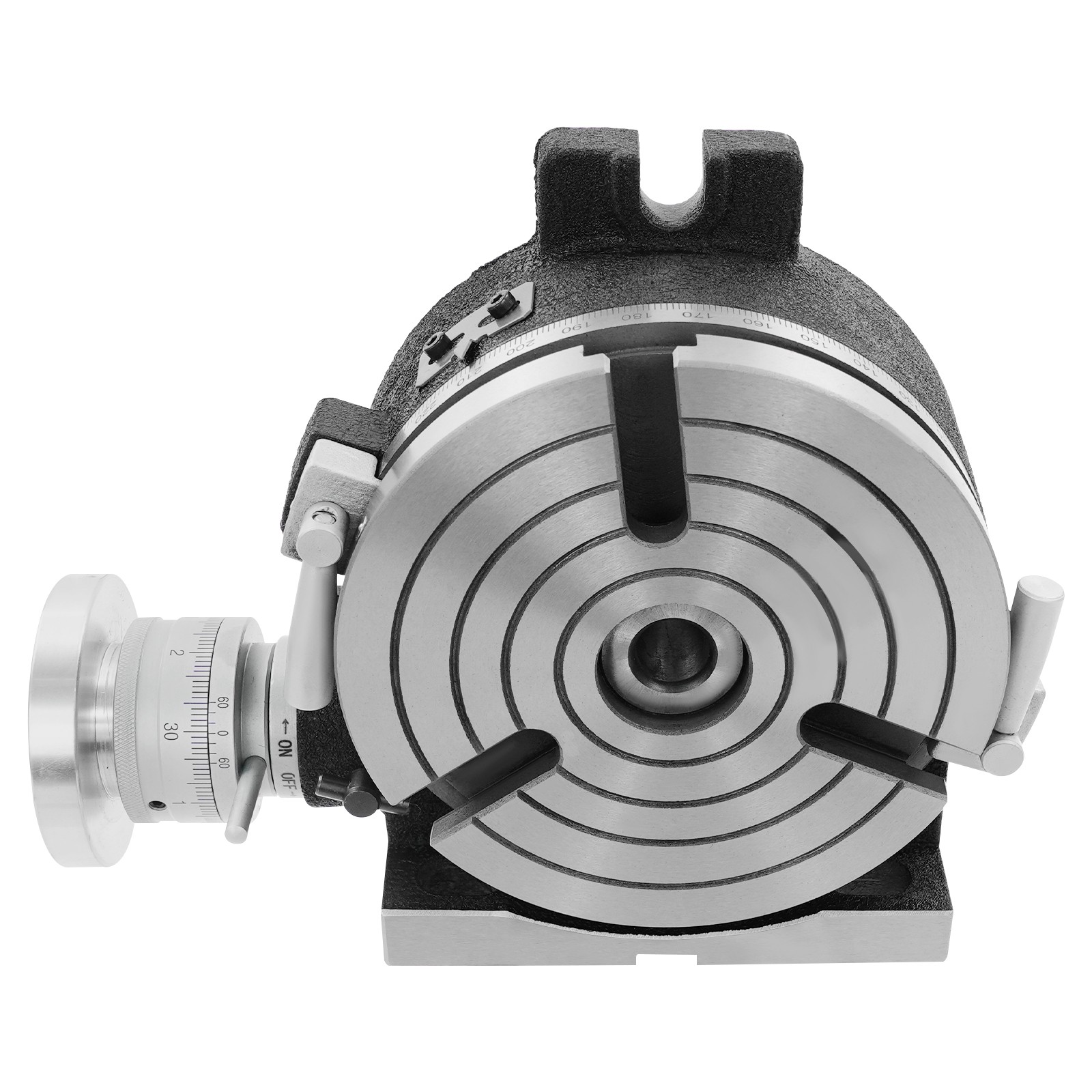Horizontal Vertical Rotary Table, 3-Slot Rotary Table for Milling Machine