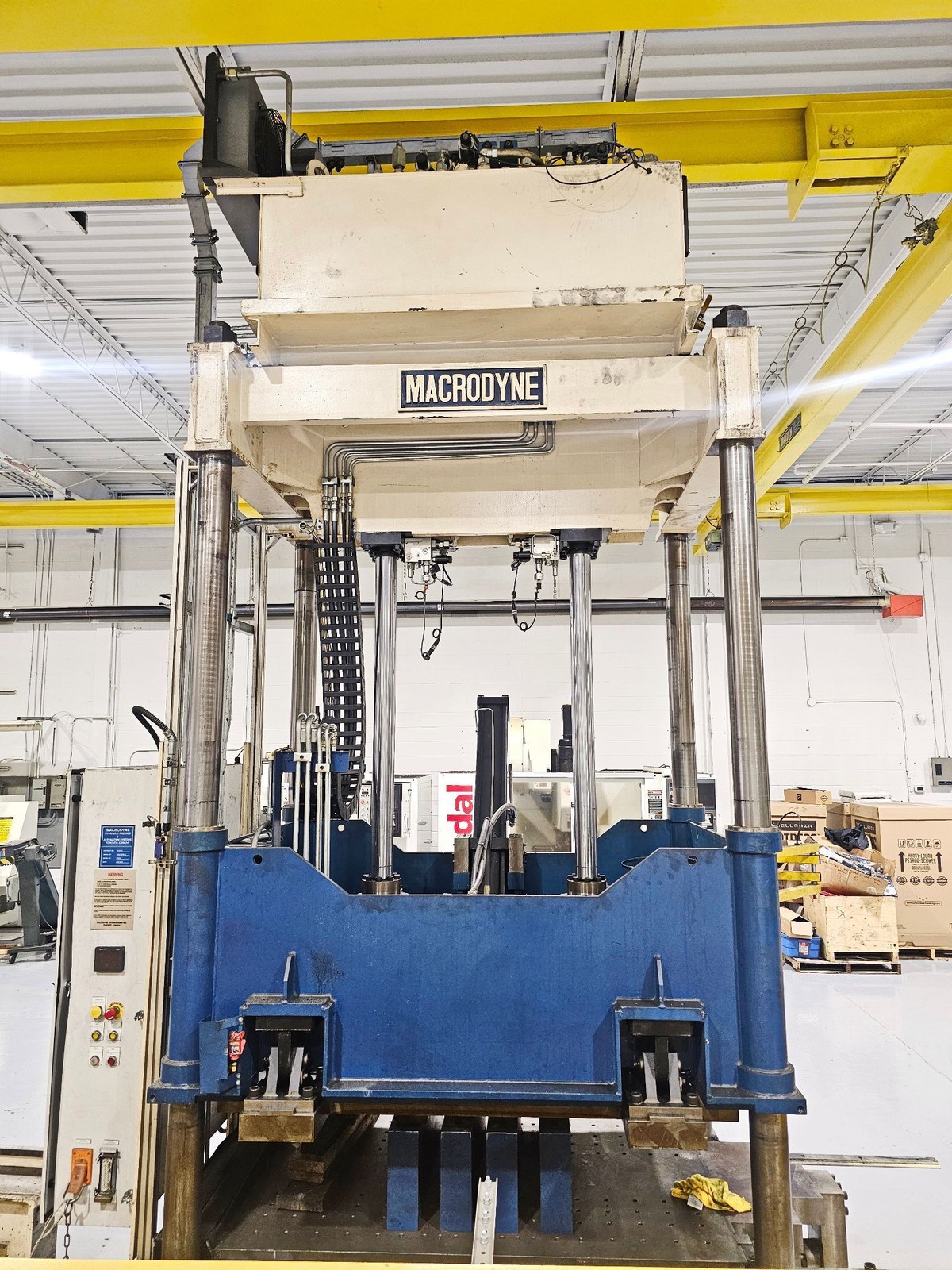 2010 MACRODYNE MPS-50 HYDRAULIC SPOTTING PRESS, 50 TON