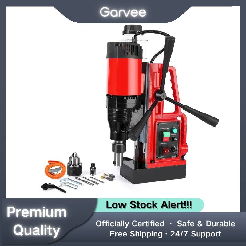 1550W 500RPM Magnetic Drill Press 10-Speed Core Drilling Machine Metal Working