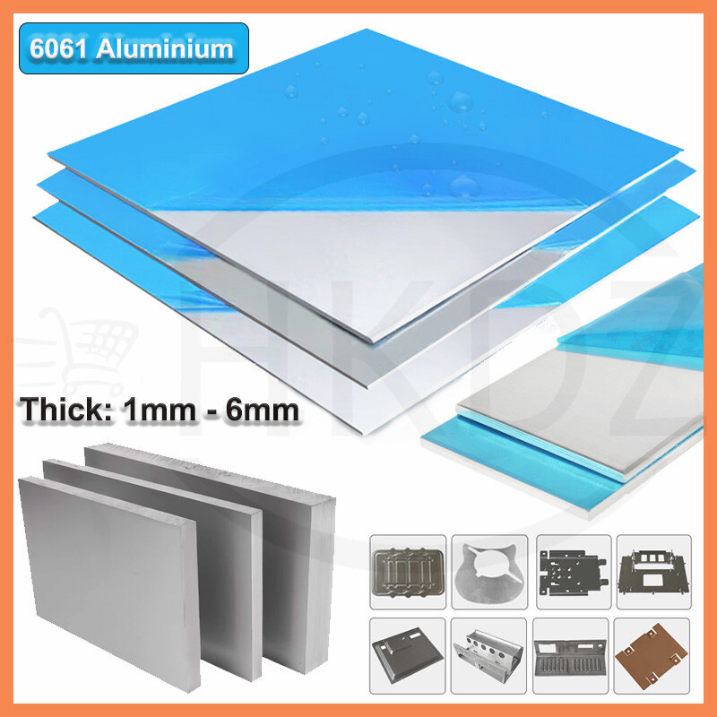 Aluminium Sheet Flat Plate Thick 1mm- 6mm Multiple Sizes Available 6061T6 Grades