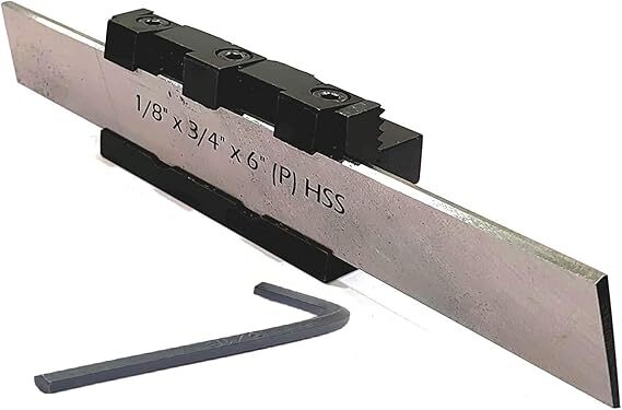 Adjustable T-Parting Cut off Holder w/Blade for Lathe Machine Tool