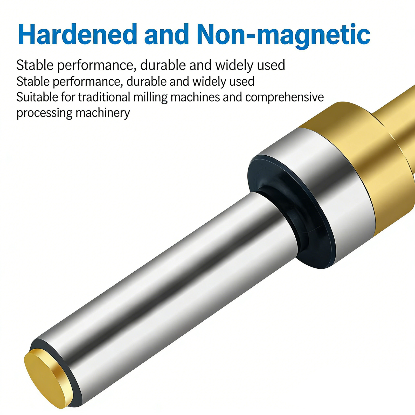 Precision T-Type Non-Magnetic Edge Finder for CNC Milling&Tool Setting