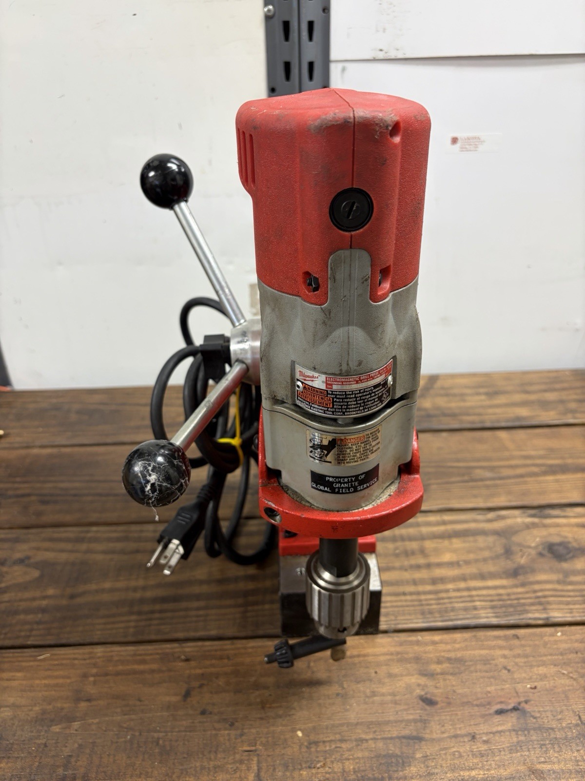 Milwaukee 4270-20 Compact Electromagnetic Magnetic Drill Press 120V 9A Tested