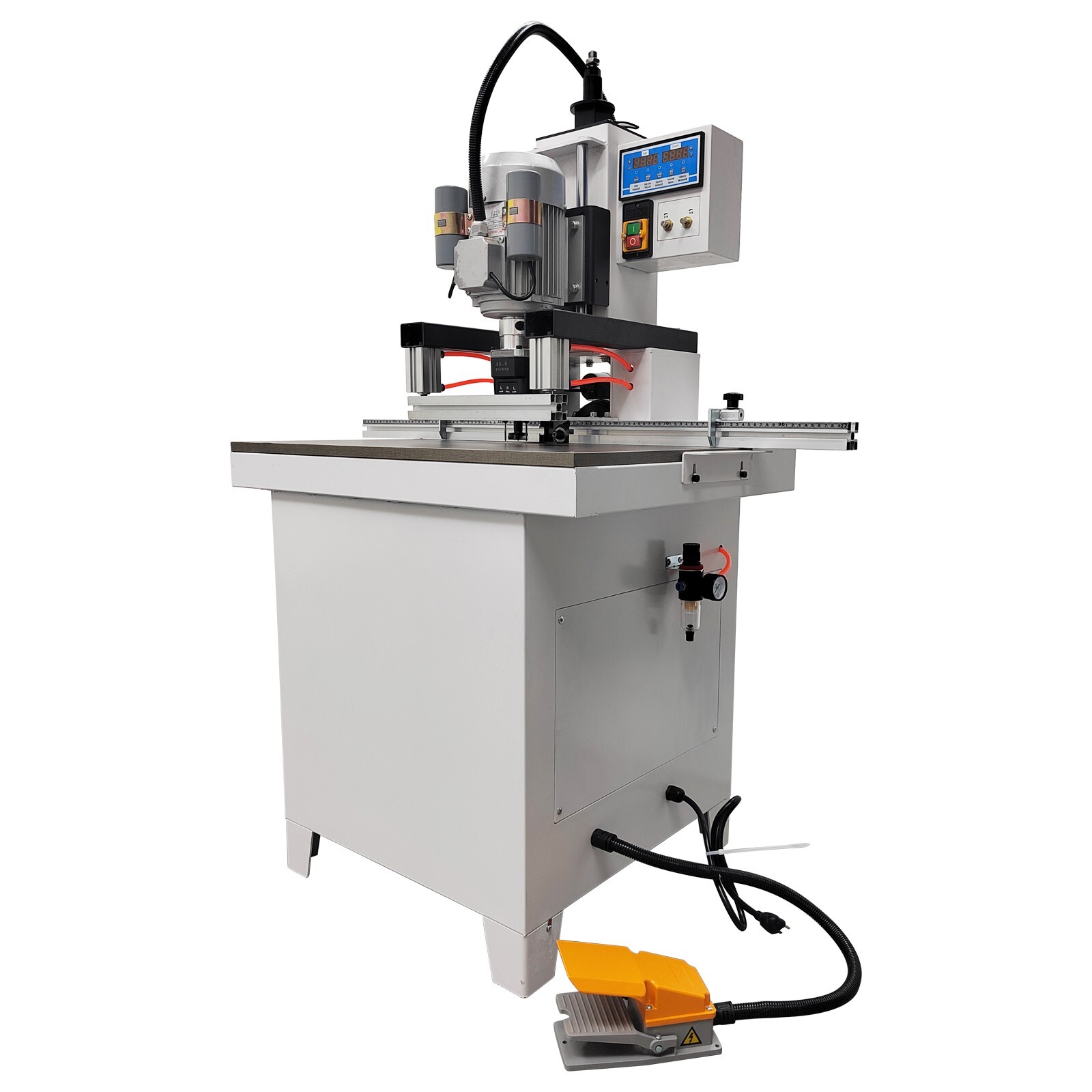 110V 48-6 Woodworking Horizontal Vertical Drilling Machine 3-16mm Drill Chuck