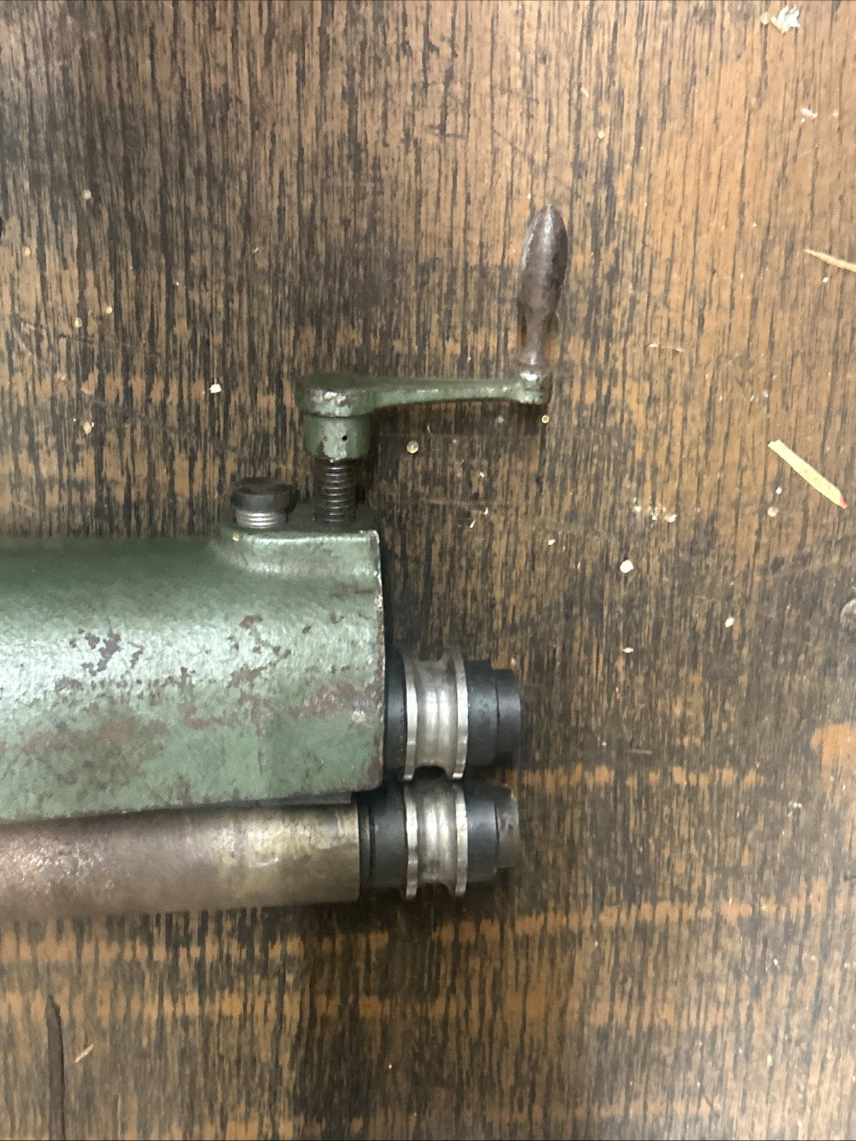 Unbranded?!? Vintage Bench Mount Sheet Metal Crimping Beading Machine( Untested
