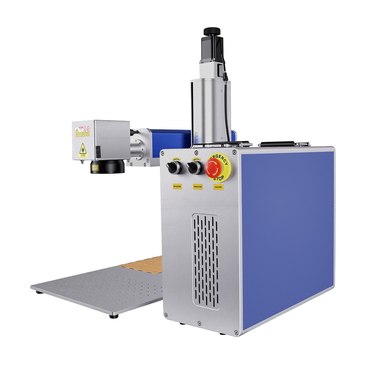Scotle 2.5D 60W JPT Mopa Fiber Laser Marking Machine Metal Deep/Relief Engraving