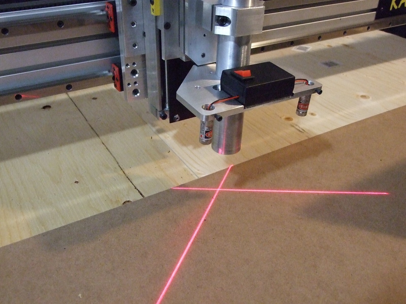 CNC Crosshair,Laser Alignment By Karvecut CNC