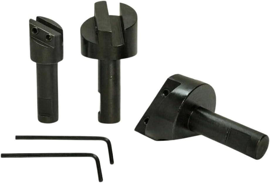 Set of 3 Pcs Fly Cutters 1/2″ Straight Shank + HSS Tool Bit-USA FULFILLED