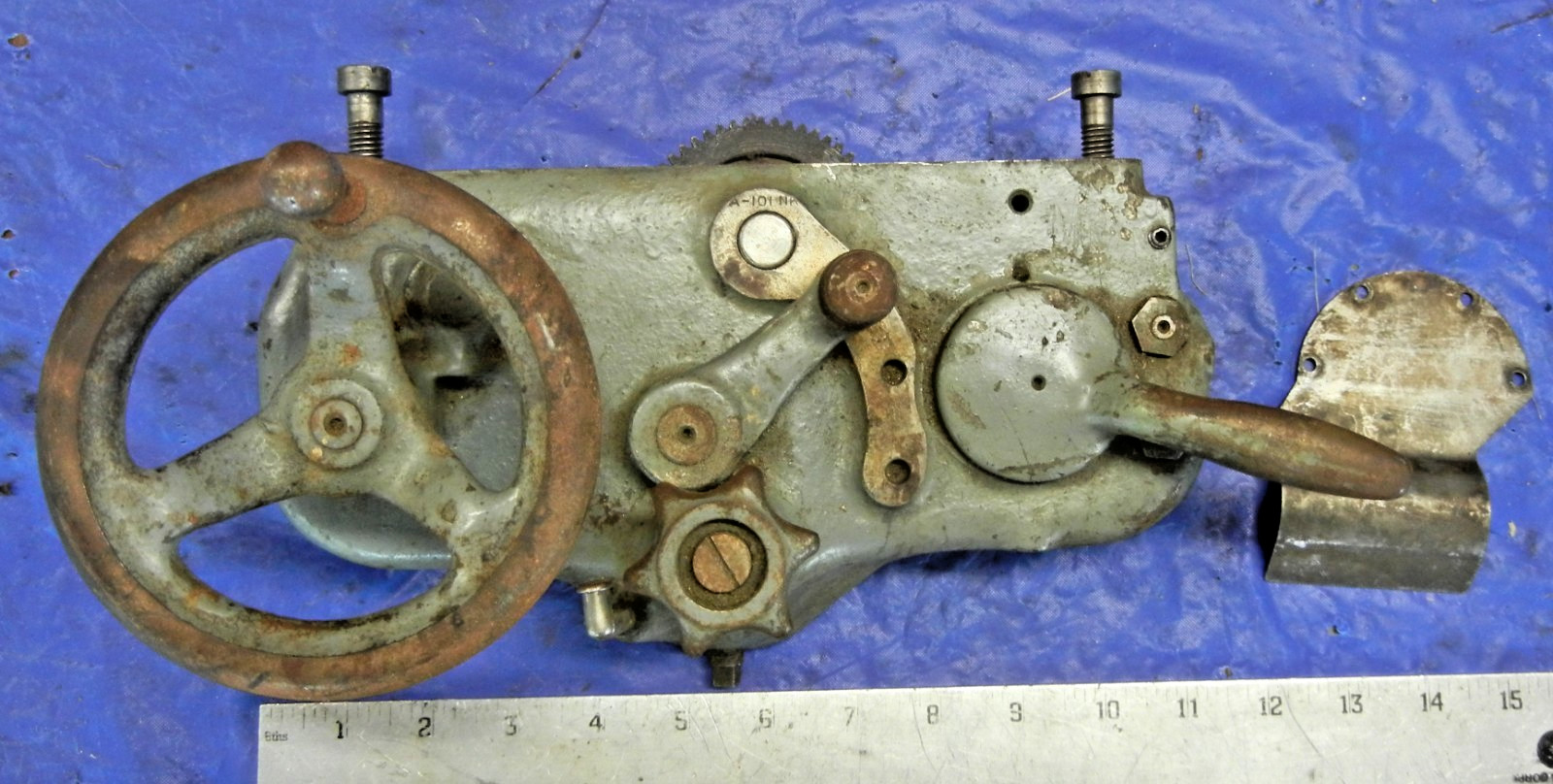 South Bend 9″ lathe model A apron with half nuts 10k