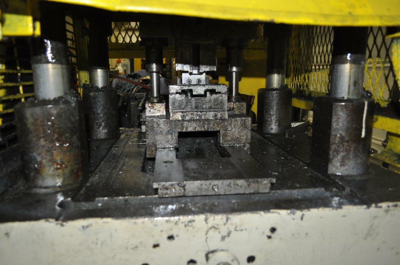 50 Ton Tishken Cut Off Press CO-14-HW-4A16 Bed Area: 18″ LR x 29″ FB yoder dahl