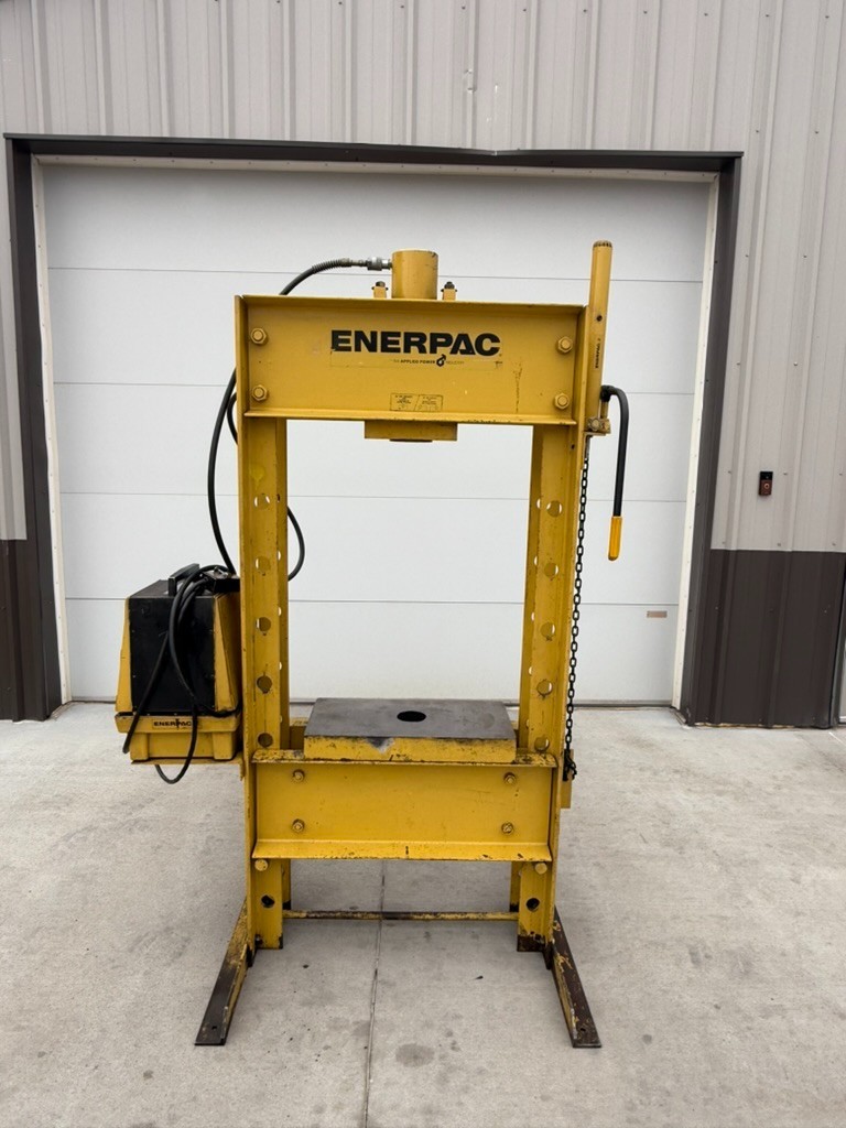 50 Ton 13″ Stroke Enerpac H-FRAME Electric HYDRAULIC PRESS 120V Single Phase