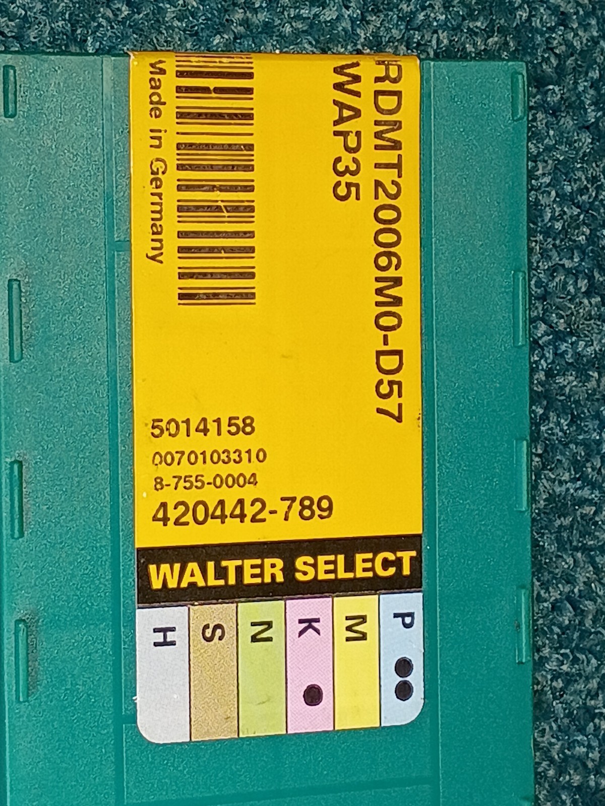Carboloy R220.29-05.00-10 5″ Copy Mill W/New Walter RDMT2006M0-D57 Inserts