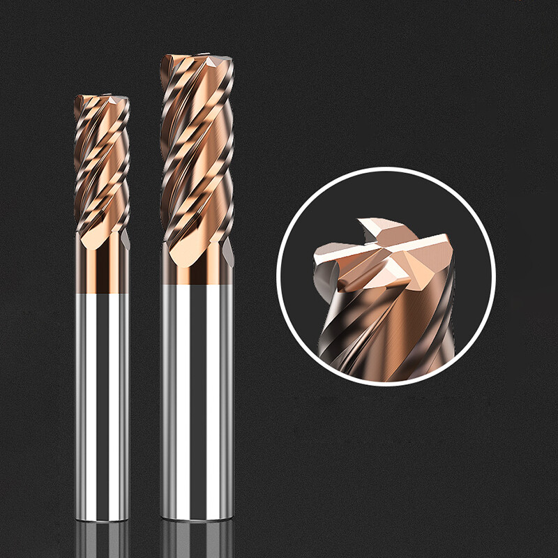 Solid Carbide End Mill 4 Flute Cutter HRC58 TiSiN Coated Slot Drills 1mm to 12mm