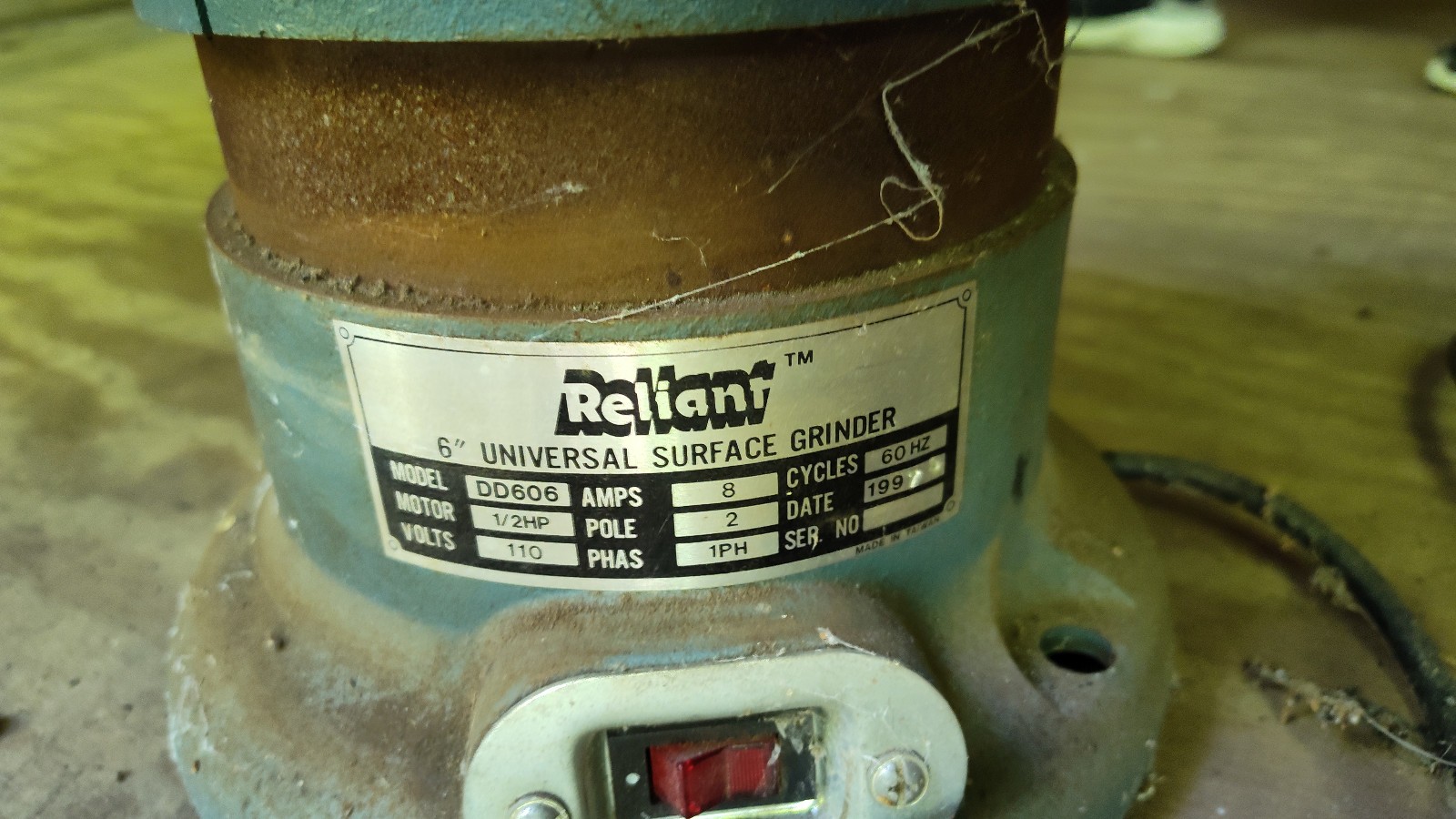 Reliant Surface Grinder, 6 Inch Universal Surface Grinder