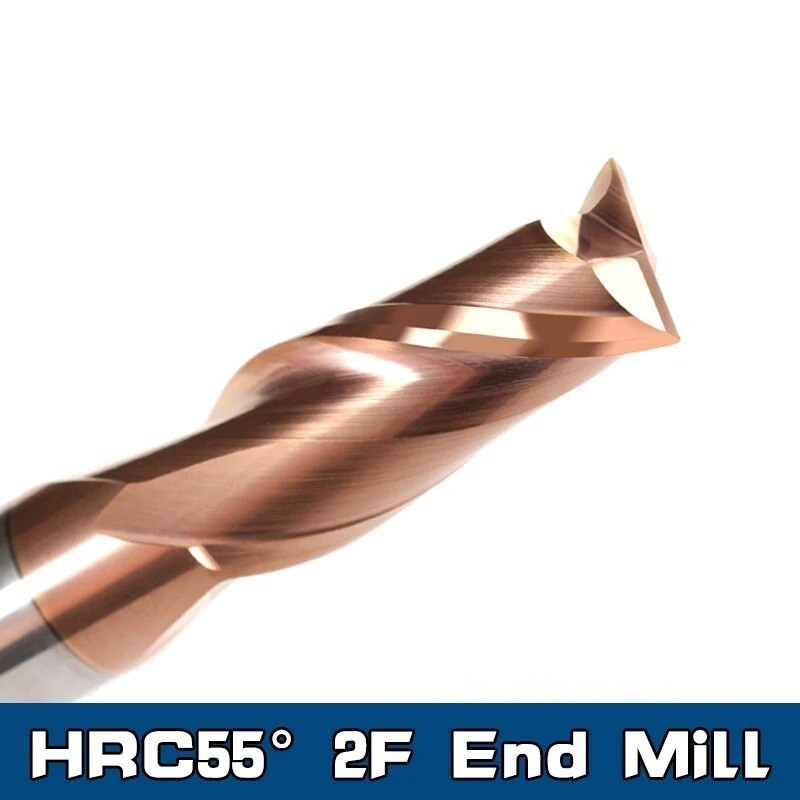 Carbide End Mill Alloy Coating Tungsten Steel Cutting Tool CNC Maching HRC55 Kit