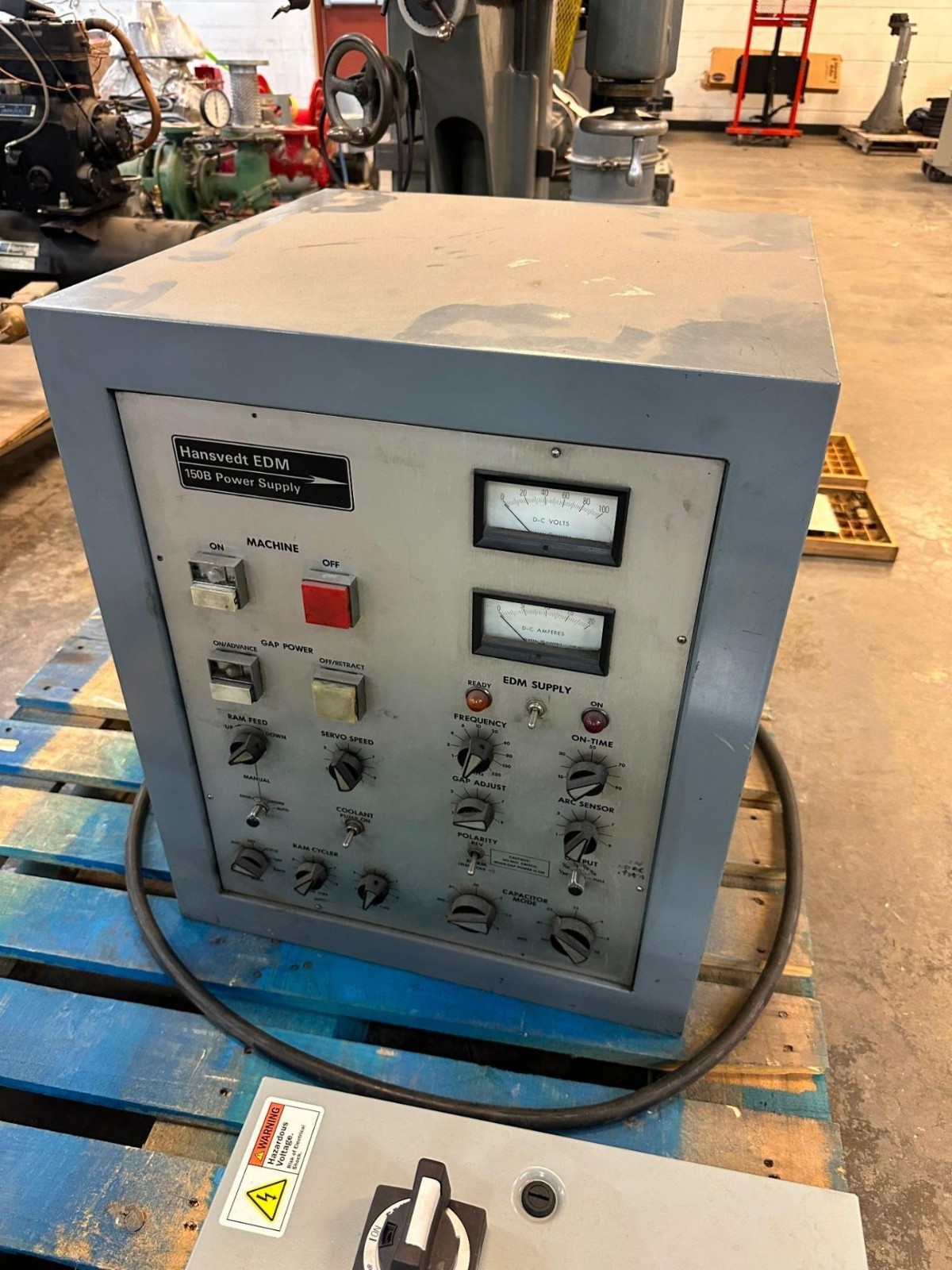 Hansvedt SM-150B Die Sinker EDM 30 AMP #D03526 Single Phase Machine *CHEAP SHIP!