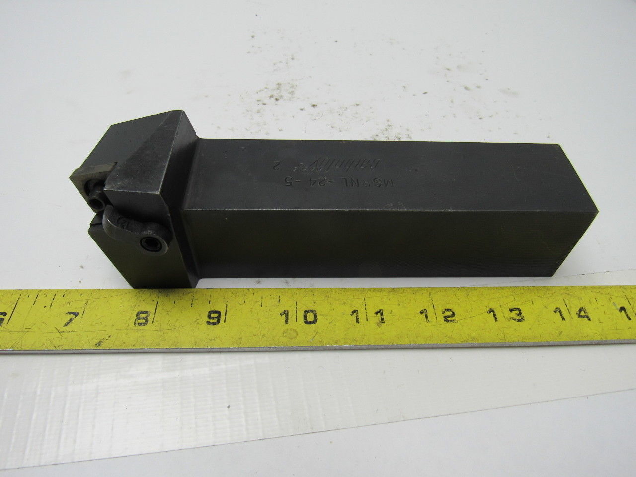 Carboloy MSRNL-24-5 1-1/2″ Shank Indexable Lathe Tool Holder 7″ OAL Left Hand