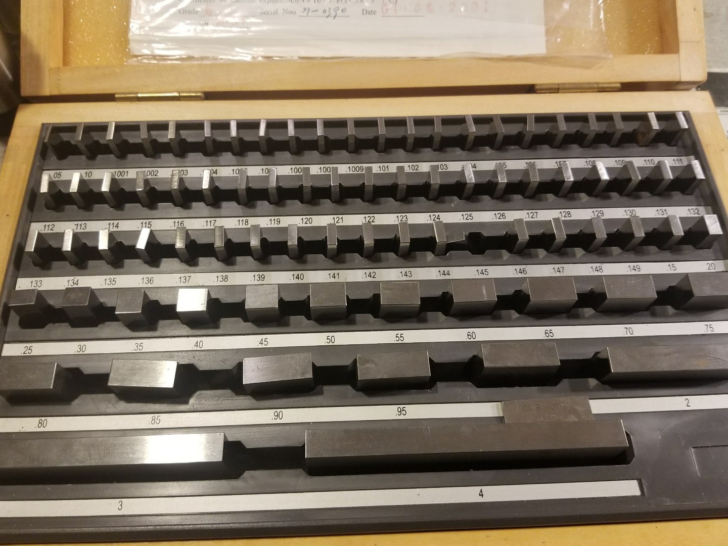 RECTANGULAR GAGES BLOCK SET