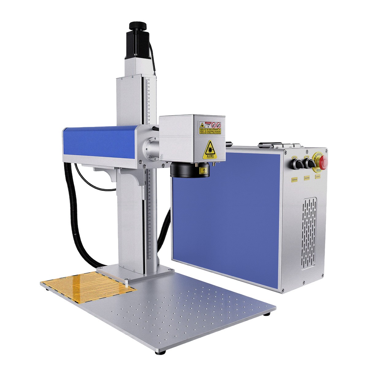 Scotle 2.5D 60W JPT Mopa Fiber Laser Marking Machine Metal Deep/Relief Engraving