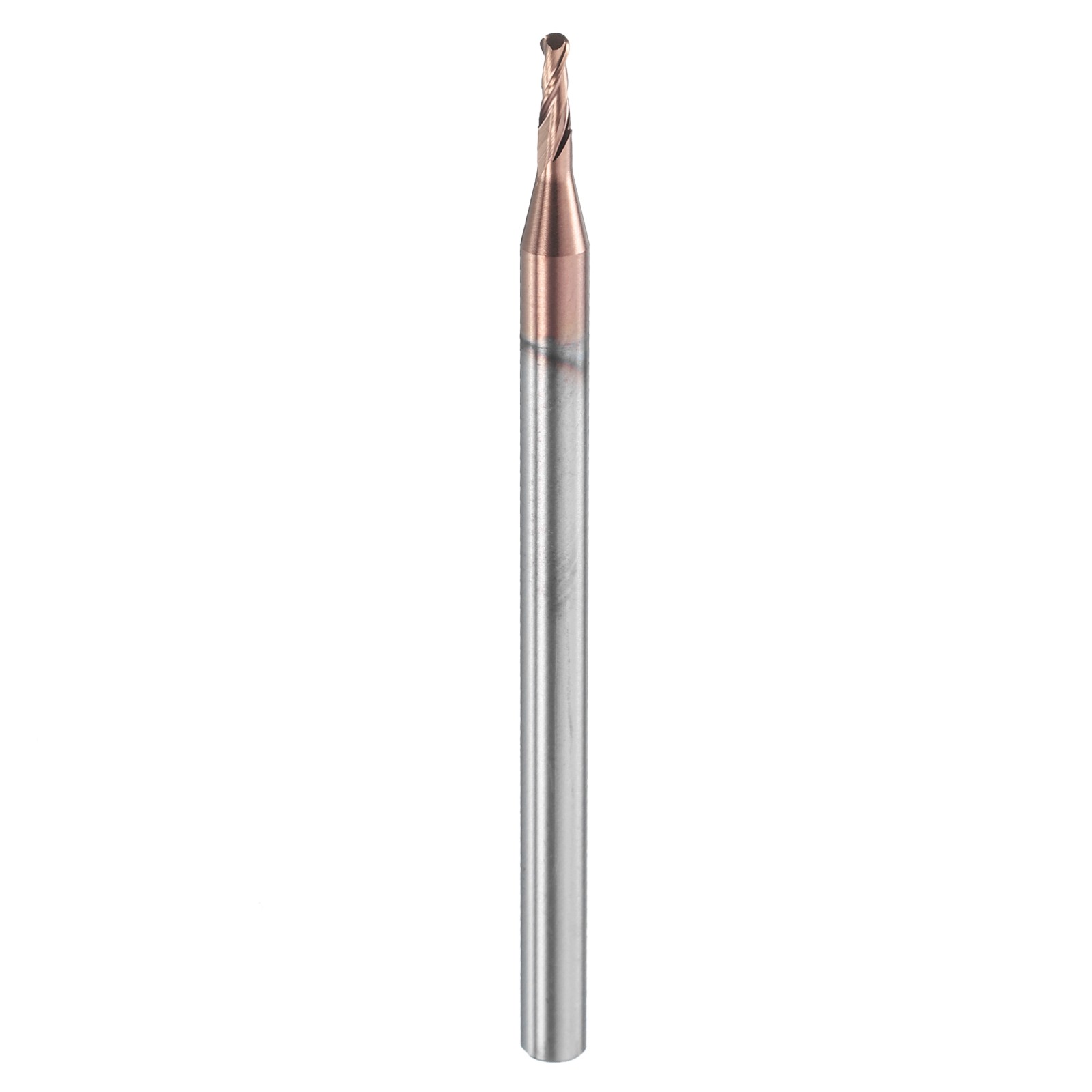 2 Flute Ball Nose End Mill 0.177″ Cutting Length Uncoated for Carving Engraving