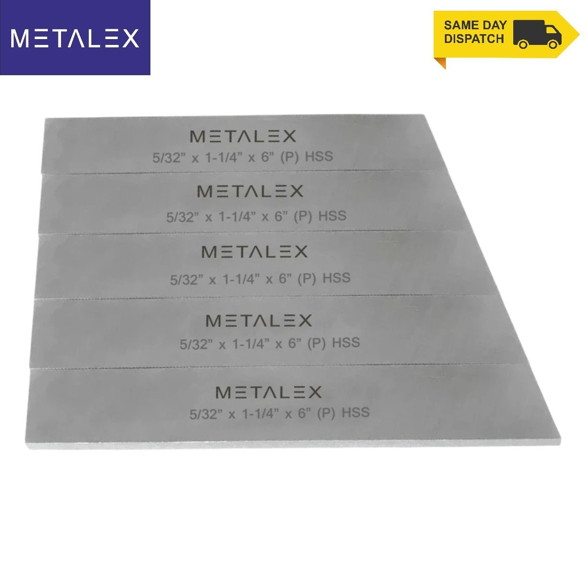 5x HSS Blade 5/32″ x 1-1/4″ x 6″ Inch Lathe Cut Off Parting Tool Holder M2 Grade