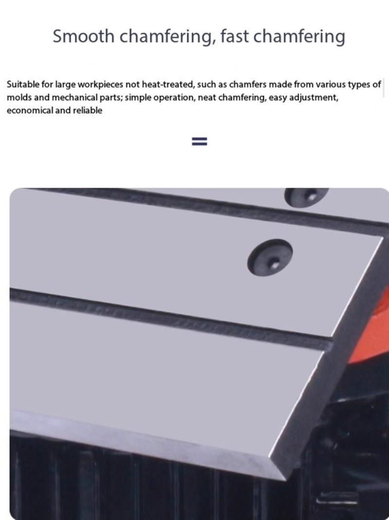 Handheld 45-Degree Beveling Machine Handheld Straight-Edge Metal Beveling Tool