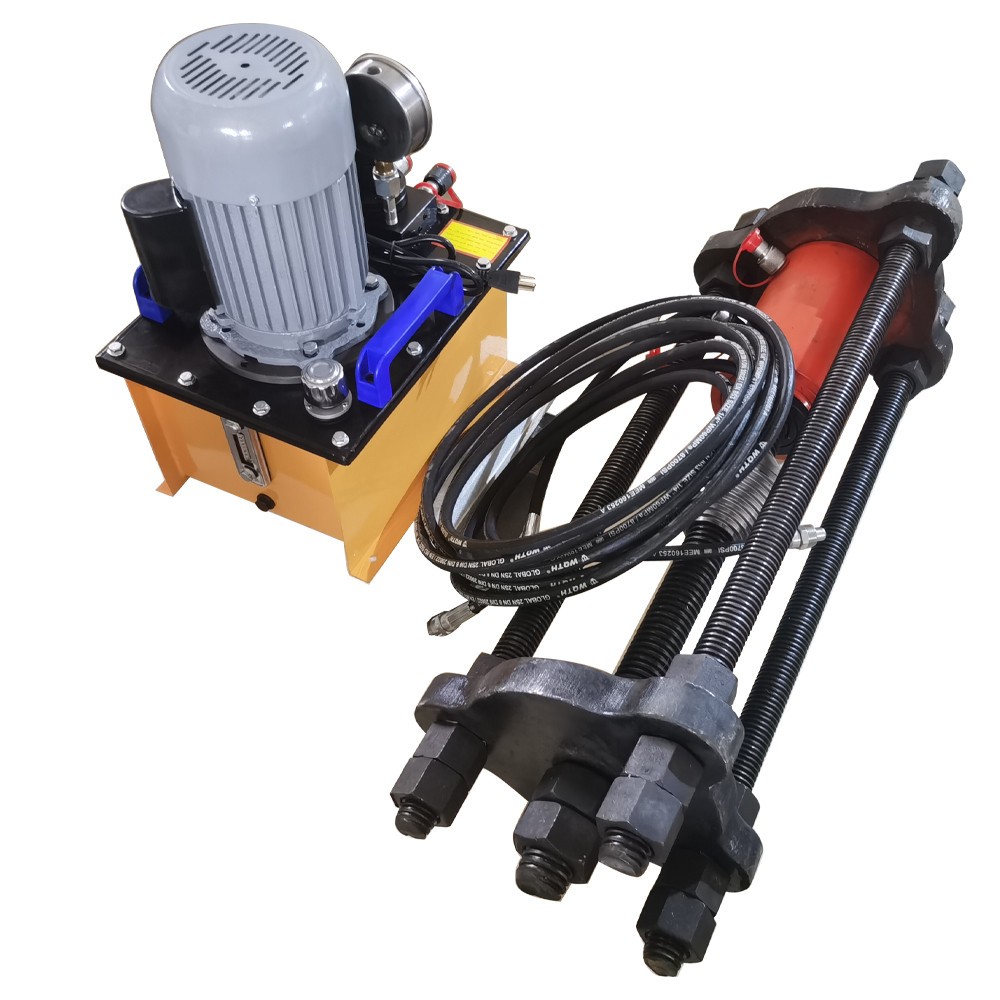 110V Portable Line Boring&Welding Machine Kit w/70T Hydraulic Crawler Pin Press