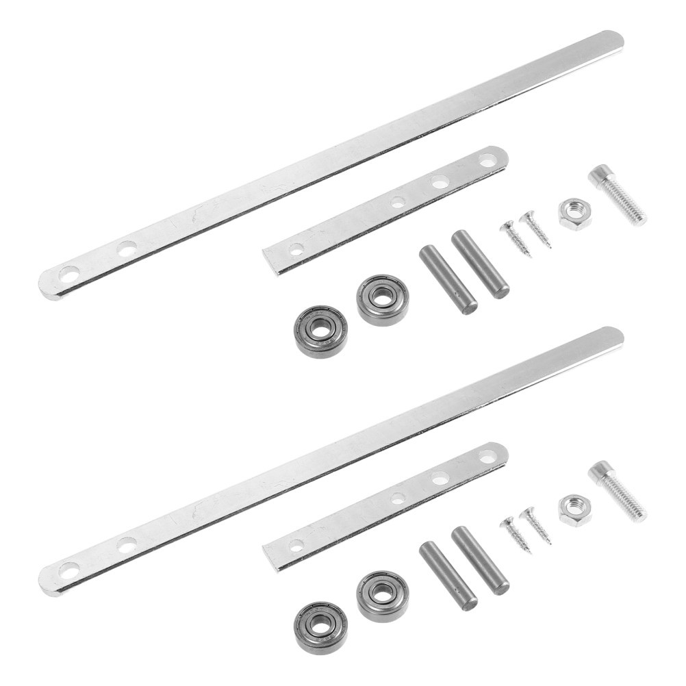 2Pcs Portable Manual Rebar Bender Hand Held Steel Wire Bending Tool Silver