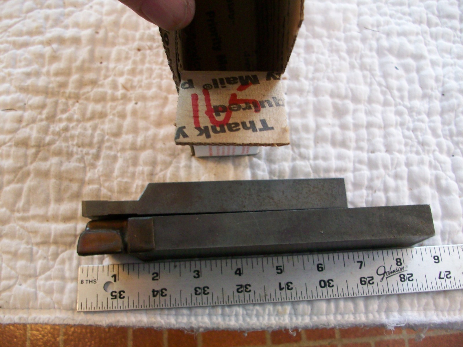 2 Cemented Carbide Tipped Cutting Tools 6″ Carboloy 820 COR 666 8″MODCO AR66 T16