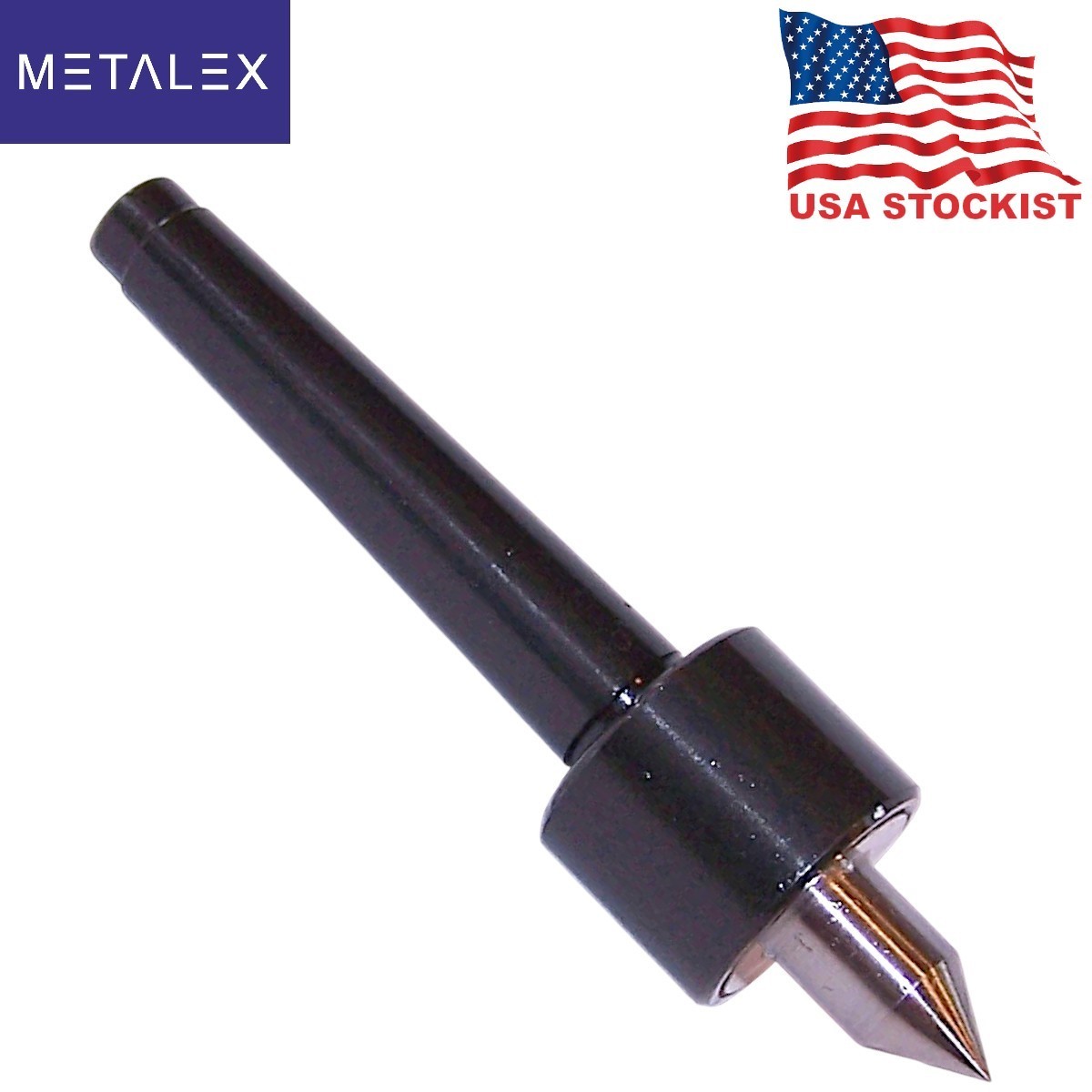MT1 Live Center Morse Taper 1MT Double Bearing Mini Lathe 23mm Dia USA STOCKIST