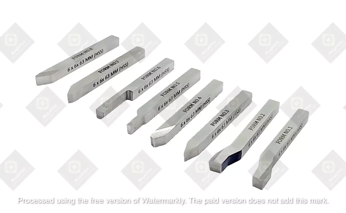 HSS M2 Grade Lathe Form Tool Set-Hard & Ground -Turning, Threading Machine