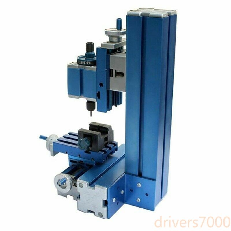 Mini Metal Turning Lathe Machine Motorized Milling DIY Woodworking Tool 100~240V