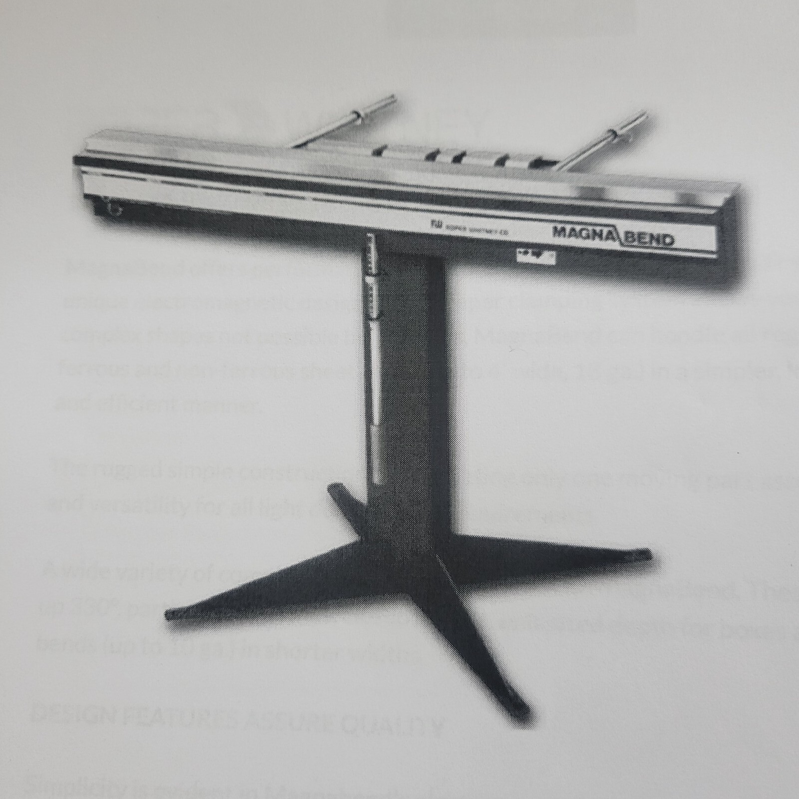 Roper Whitney Magnabend MBB 4181 – Alum. Bender for up to 18ga up to 48″, 115v