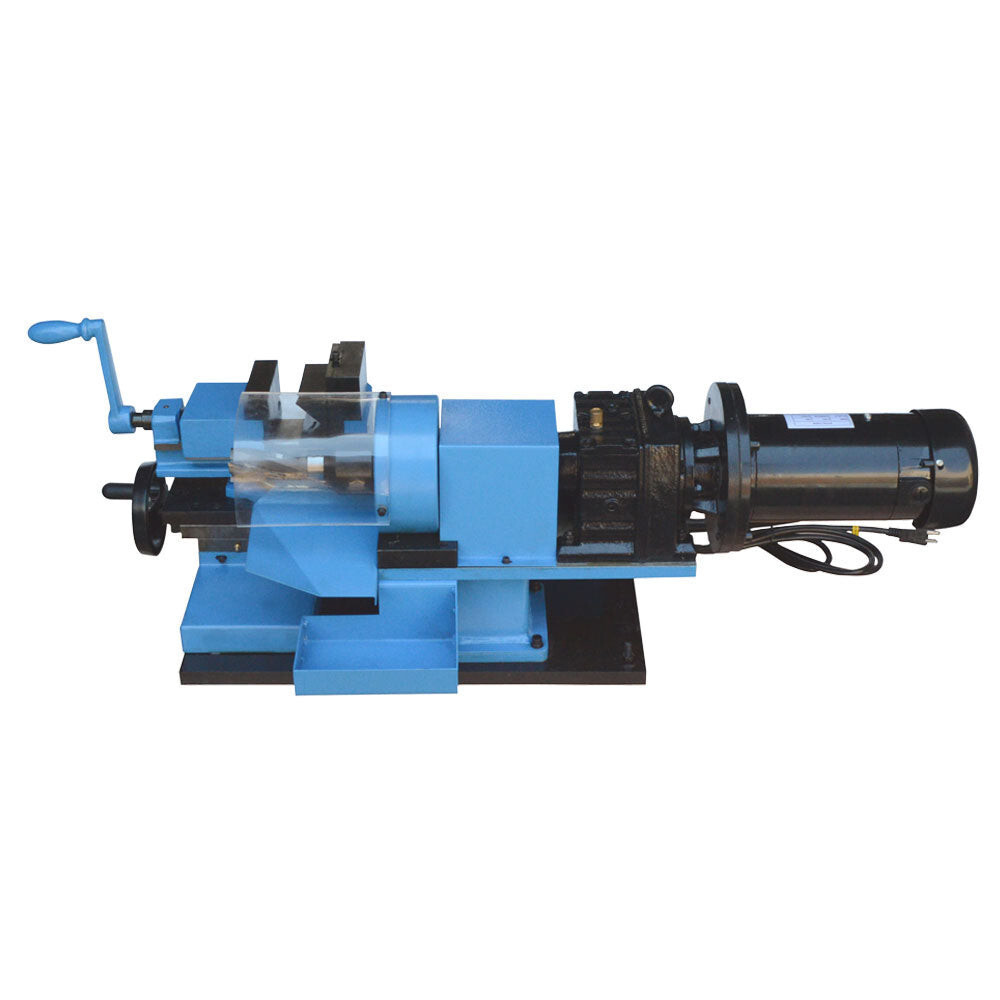 1 HP Electric Tube Pipe Notcher 1/2 to 2″ End Mill V-Block Rotary Vise 0-250 RPM