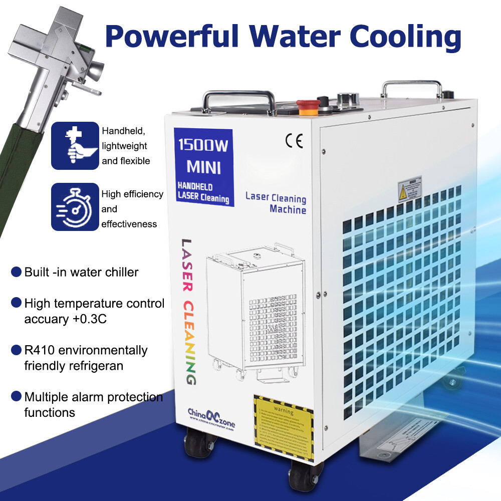 1500W Laser Rust Removal Laser Cleaning Machine Remove Oil Paint Industrie US