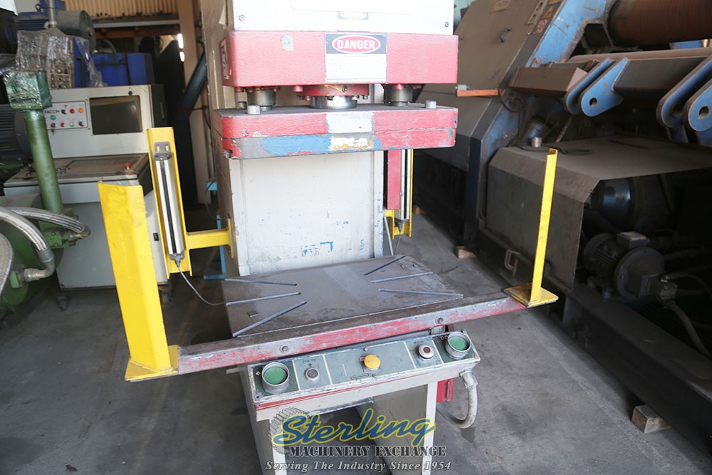 25 Tons x 18″, Used Greenerd Hydraulic Press Needs New PLC, Mdl. HCA- 25- 30R…
