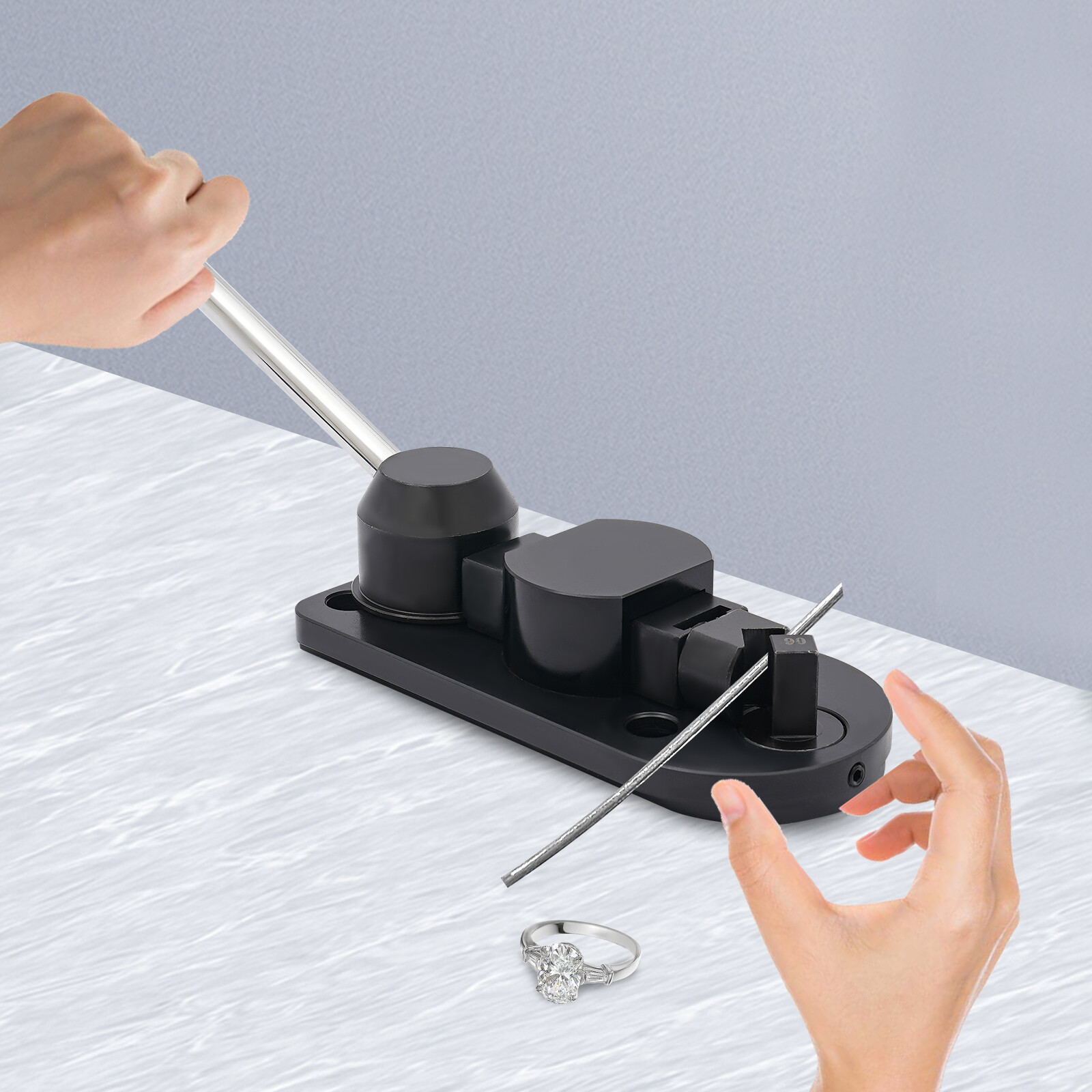 12mm-22mm Manual Ring Bending Tool Jewellery Making Tool Tabletop Ring Bender