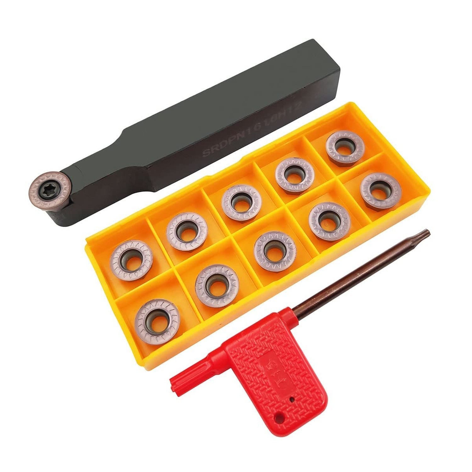 11pcs RPMT1204MOE R6 Indexable Carbide Milling Inserts Blade Milling Cutter w…