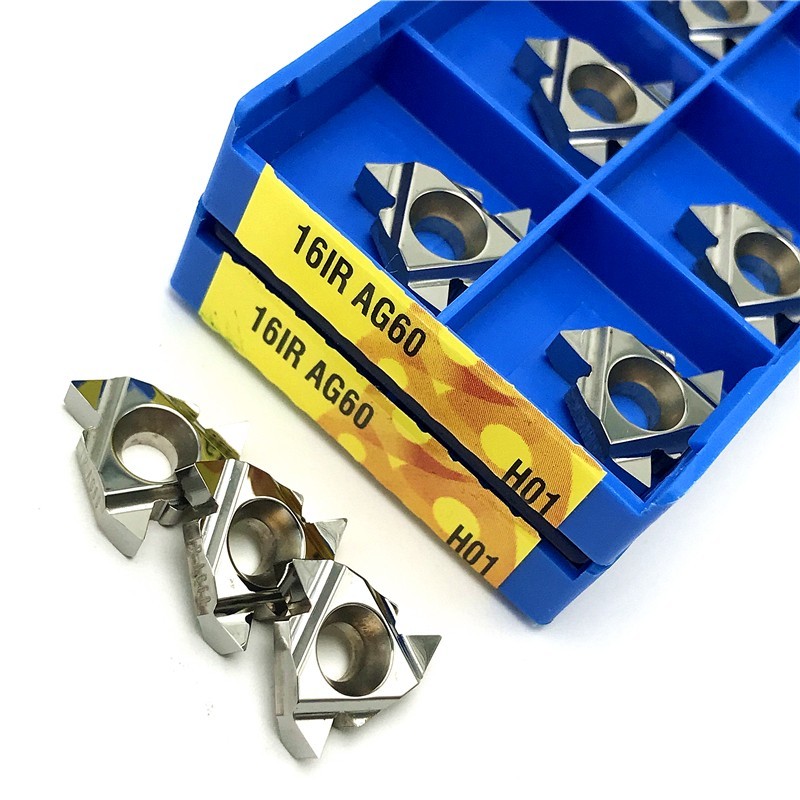 Thread Turning Inserts 16ER 16IR AG60 H01 Aluminum CNC Lathe Tool Threading