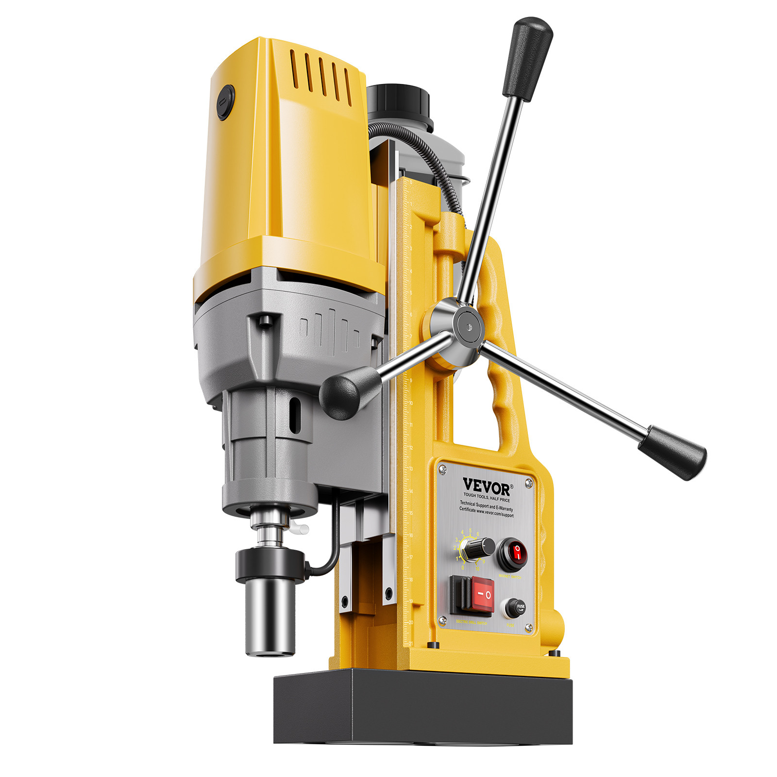 VEVOR Magnetic Drill 1400W 2922 lbf Mag Drill Press 2 in Boring Diameter