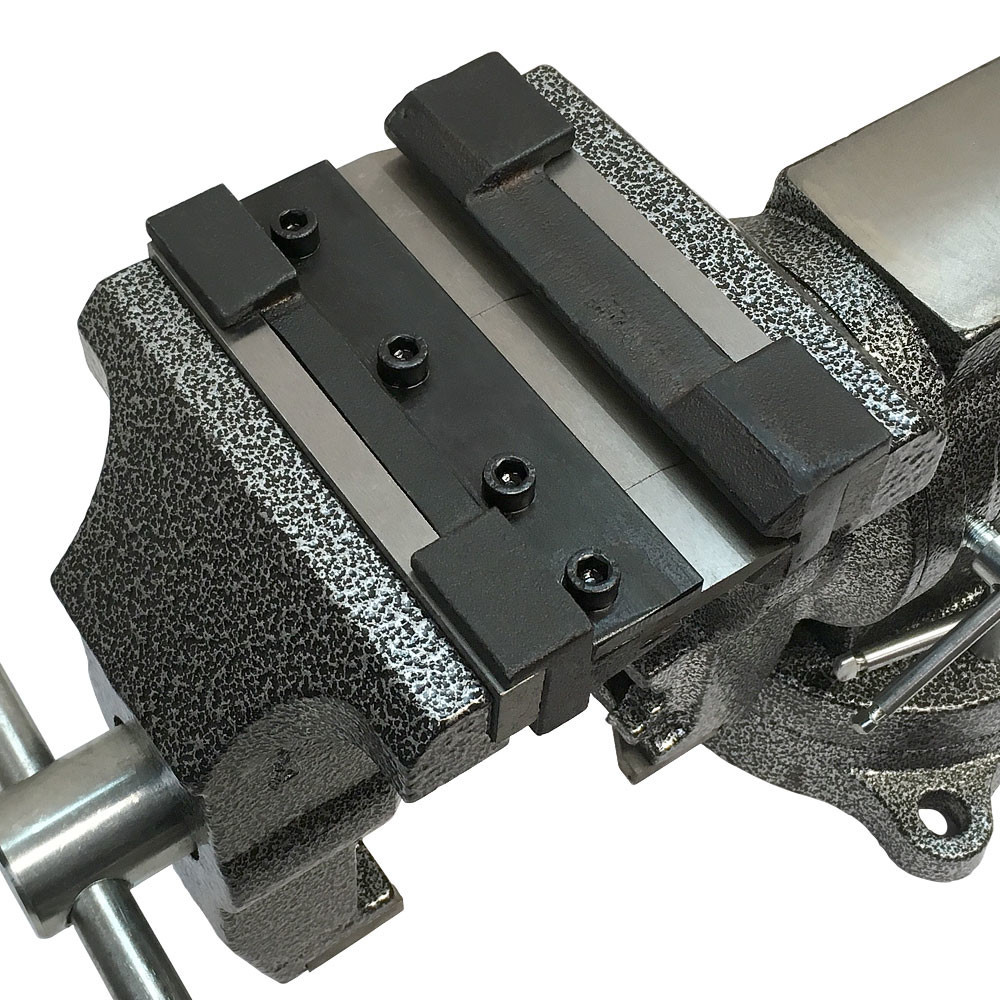 Vise Mount 4″ Press Brake Bender Attachment Bending 14 Gauge Mild Steel 1/8″ Alu