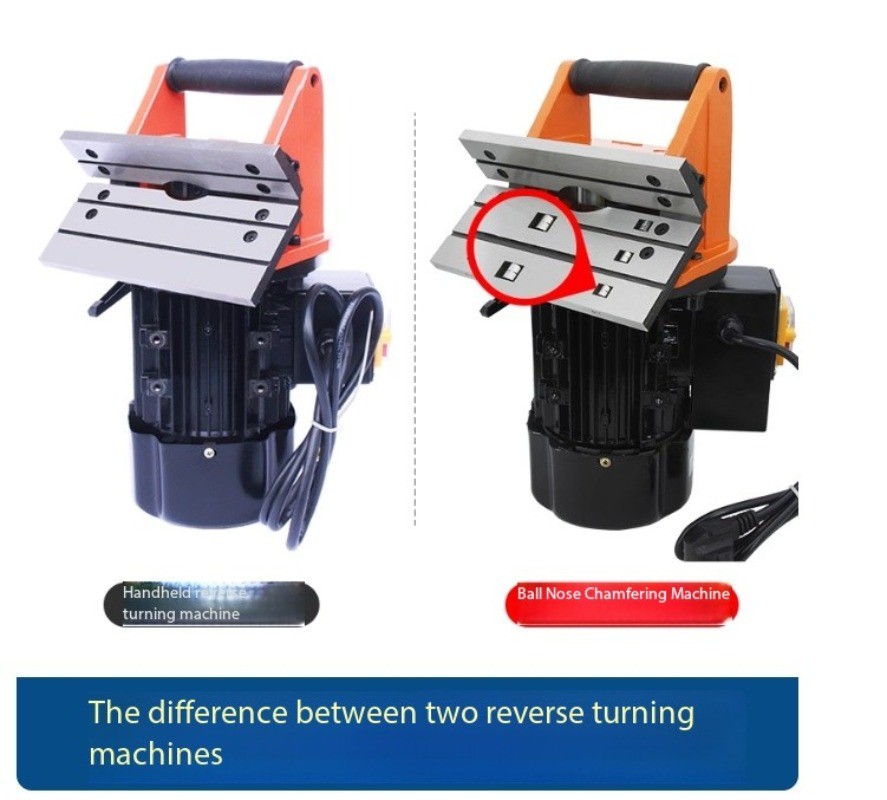 Handheld 45-Degree Beveling Machine Handheld Straight-Edge Metal Beveling Tool
