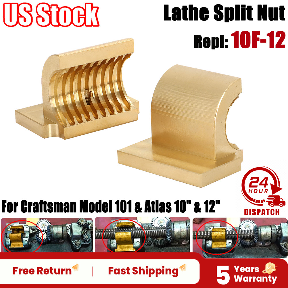 For Atlas Craftsman Lathe Half Nuts 10F-12 10″ & 12″ – Fits 3/4″x8 Thread Lathe