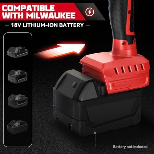 Ecarke Cordless Tile Vibration Tool Compatible with Milwaukee 18V Battery