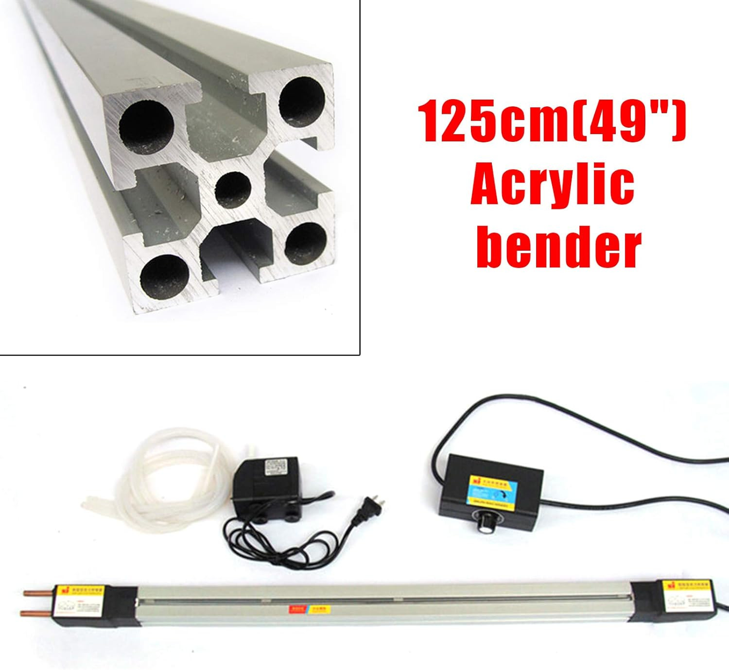 Gdrasuya10 49.2″ 110V Acrylic/PVC Bender, Manual Heater for 1-6mm Sheet