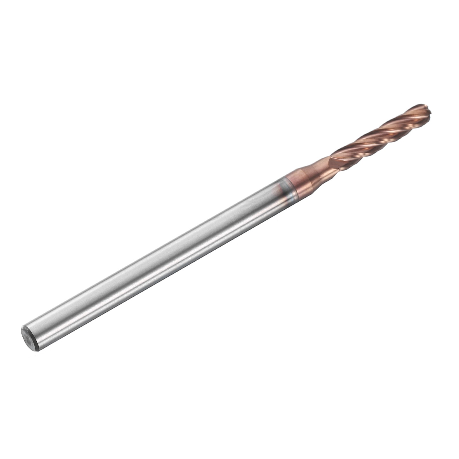 4 Flute Ball Nose End Mill 1/2″ Cutting Length Uncoated for Engraving