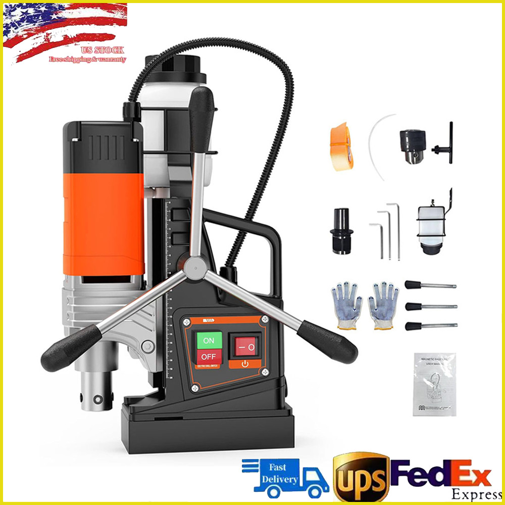 Magnetic Drill, 1750W 2″ Boring Diameter, 2922Lbf Power Portable Magnetic Drill