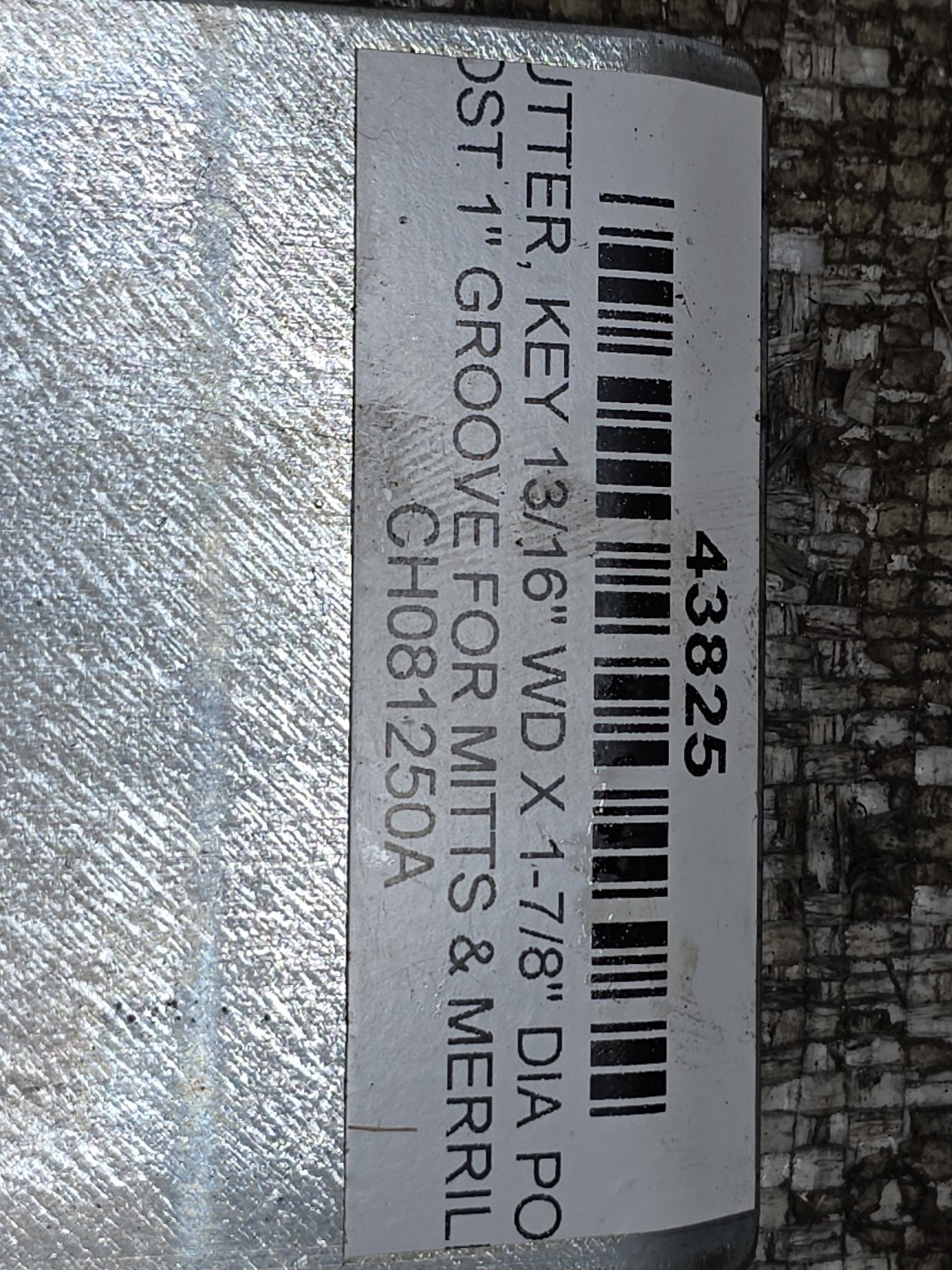 Mitts & Merrill Keyseater Cutter – CH-08125-0A 13/16 WD 1 7/8″ DIA 1″ GROOVE
