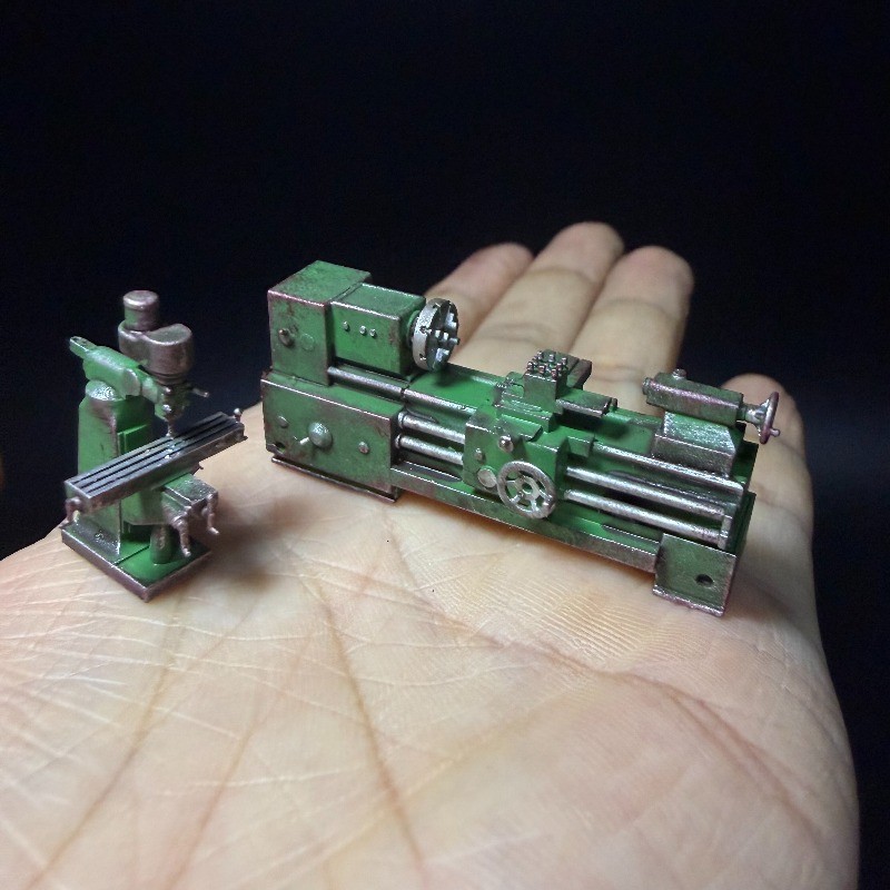 1/64 Garage Repair Props Workshop Mechanic Tools Scene Model Diorama Accessories