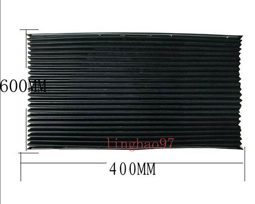 2PCS Milling Machine Part Accordion Type + Retractable Way Cover (Front & Back)